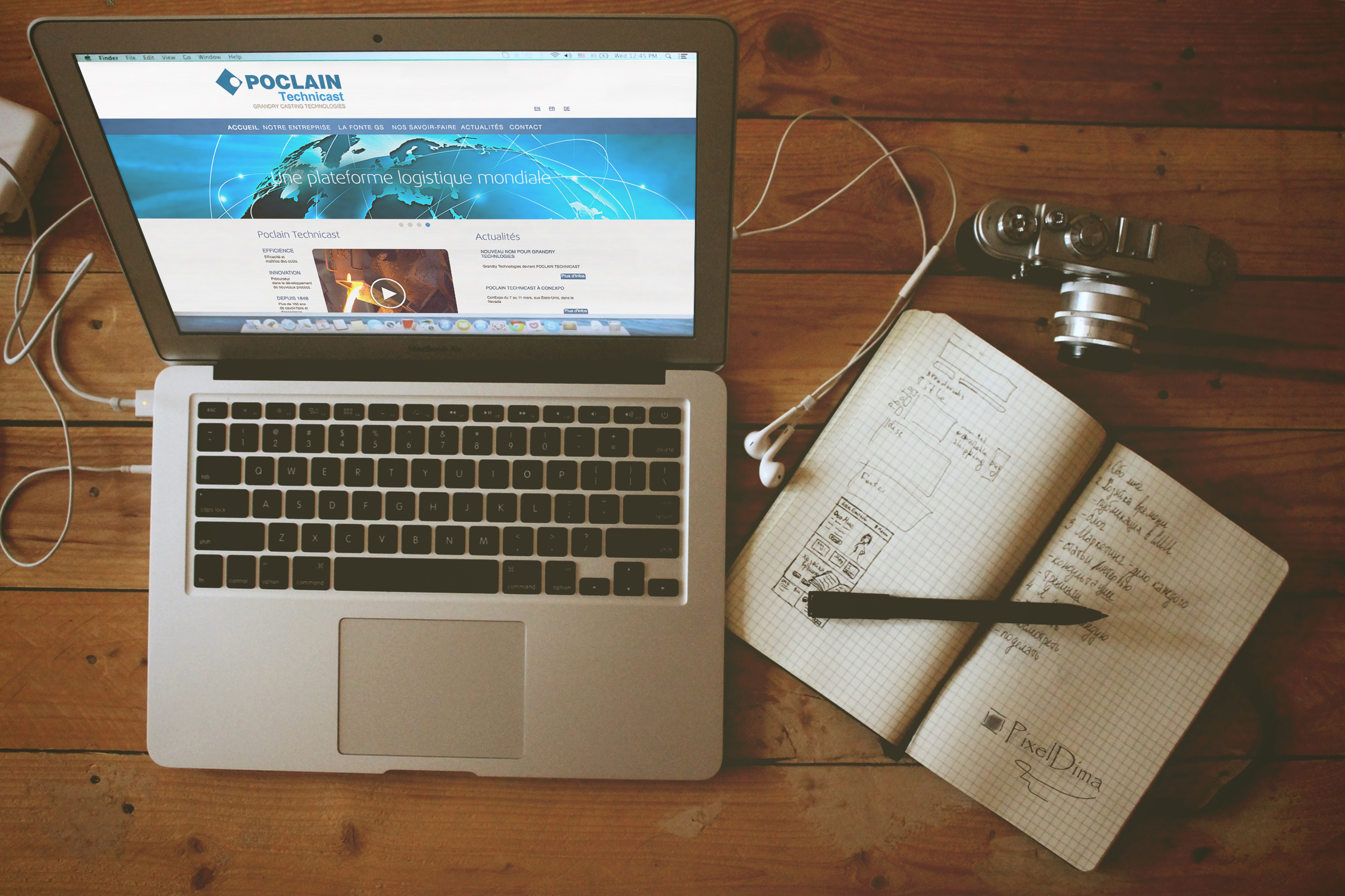SITE INTERNET - POCLAIN TECHNICAST