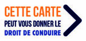 Indication droit de conduire